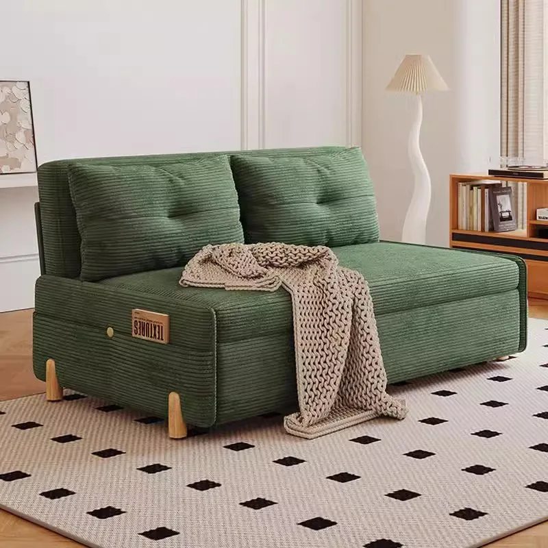 Foldable sofa bed integrated dual-purpose small apartment living room balcony multi-function single double Internet celebrity ex
