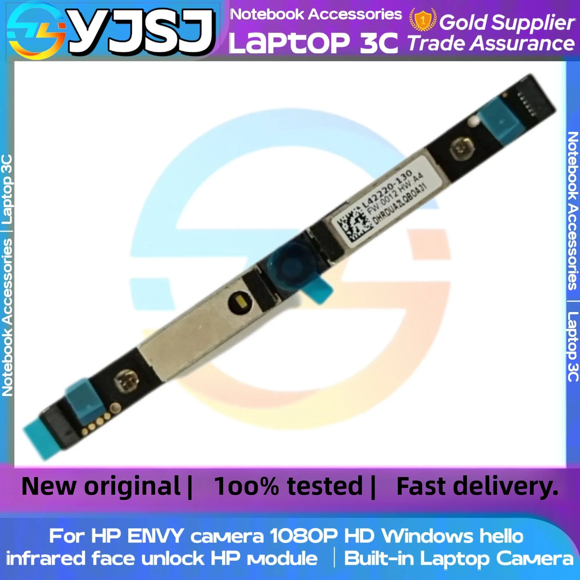 New Original Laptop Notebook Laptop Camera For HP ENVY camera 1080P HD Windows hello  infrared face unlock HP module Built-in