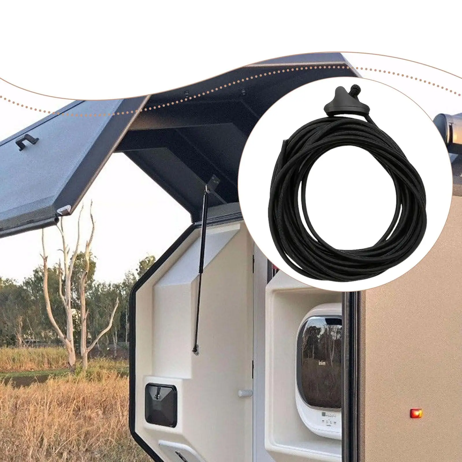 

Эластичный банджи-шнур, прочные практичные привязки для кемпинга, каяка