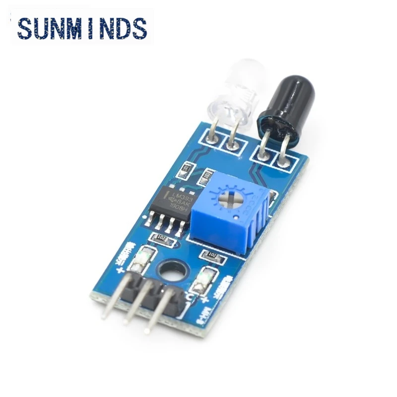 IR Infrared Obstacle Avoidance Sensor Module for Arduino Smart Car Robot 3-wire Reflective Photoelectric New