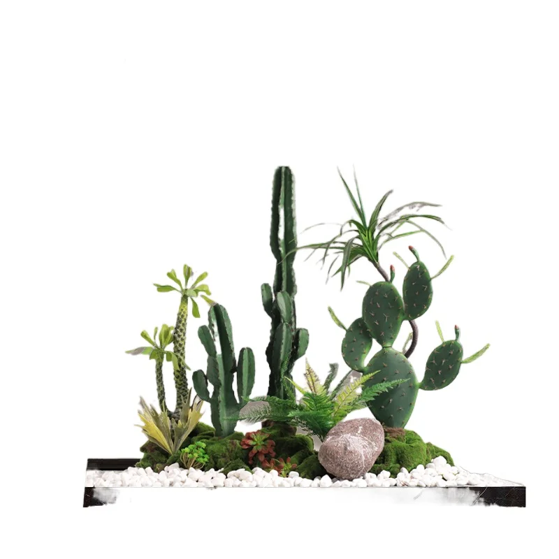 

Artificial cactus landscaping large plant potted plant