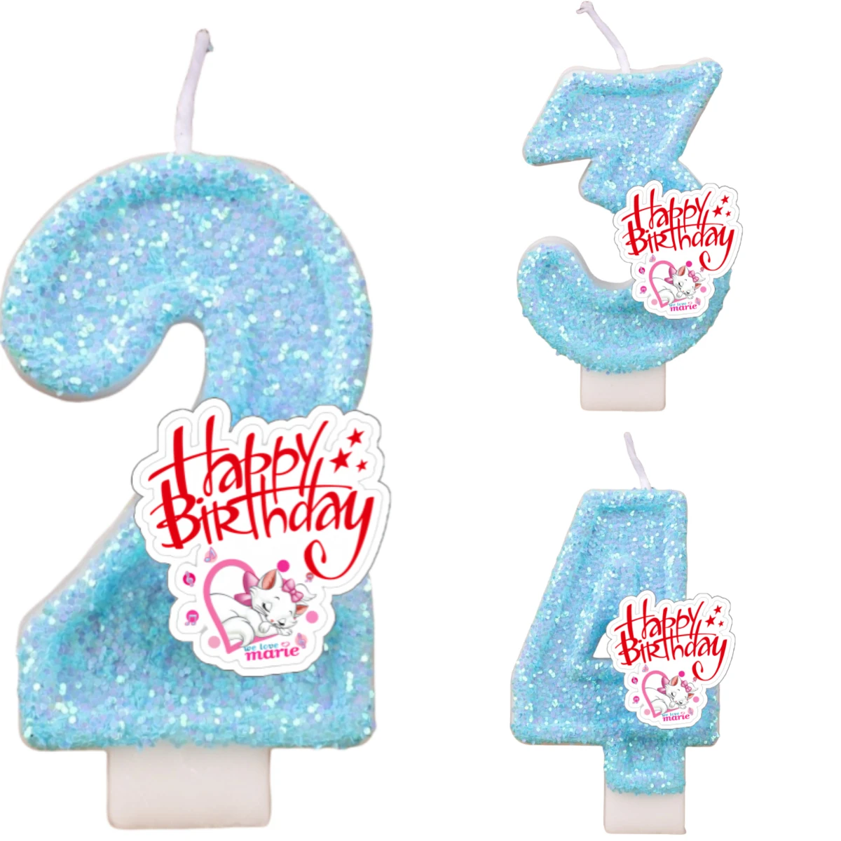 

Новая 3D-свеча для торта в виде цифр 0-9 для дня рождения, детская аниме-фигурка, подарок для вечеринки, украшение для торта на детский праздник/бэби-шауэр