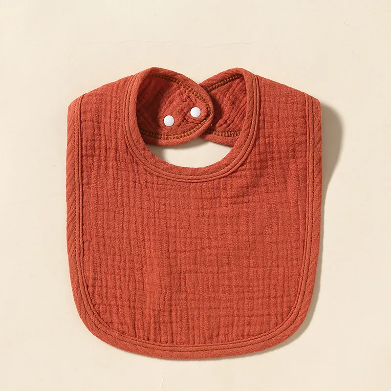 Soft Cotton Gauze Baby Bibs, Panos de Burp Recém-nascidos, Toalha de Saliva Infantil, Toalha de Alimentação Suave, Cor Sólida, Menino, Menina,