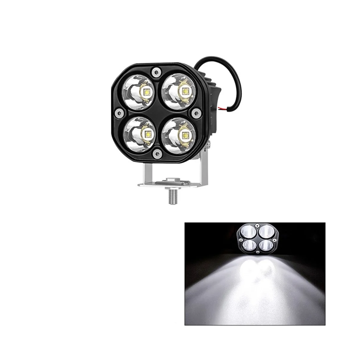 3 Inch 40W LED Light Pods LED Work Light Bar for Car Motorcycle Truck Offroad SUV ATV Boat 4WD Car image 2