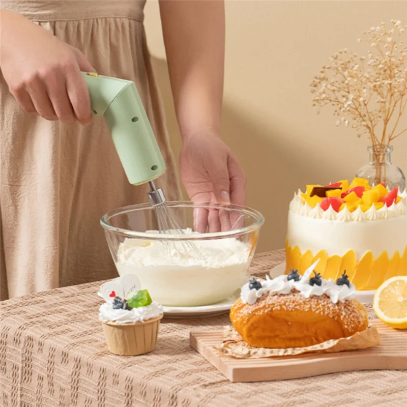 A74G-ポータブルミルク泡立て器自動クリームミルク泡立て器 3 速度調整可能なクリームベーキングケーキ