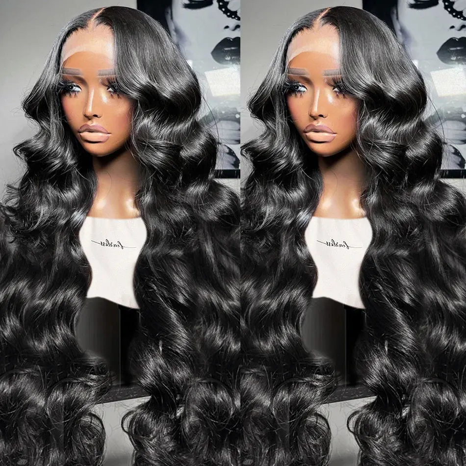 Transparent HD Body Wave 5x5 Glueless Ready To Go Wear 30 40 Inches 13x6 Lace Front Human Hair Wigs 13x4 Lace Frontal Wig