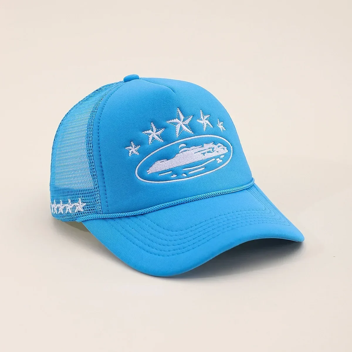 Unisex Mannen Vrouwen Cap Pentagram Borduren Baseball Netto Caps Lente Zomer Outdoor Verstelbare Casual Hoeden Zonnebrandcrème Hoed - afbeelding 1
