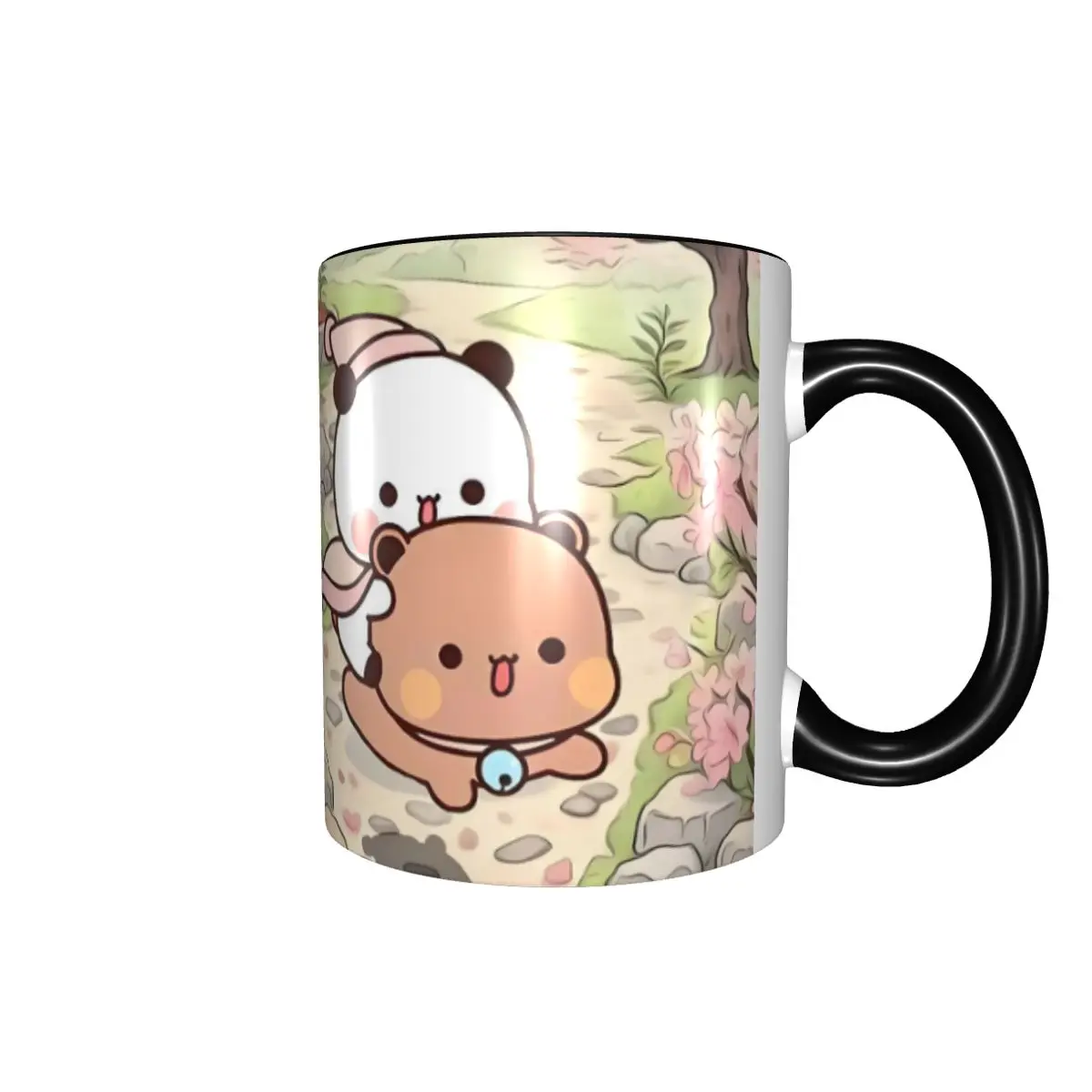 Personalized B-Bubus D-Dudus Coffee Mugs DIY Bear And Panda Ceramic Mug Creative Present