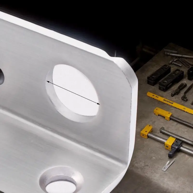 스테인리스 스틸 보안 도어 잠금 브레이스 - 가정 및 캐비닛 도어용 두꺼운 도난 방지 래치, 변조 방지 디자인