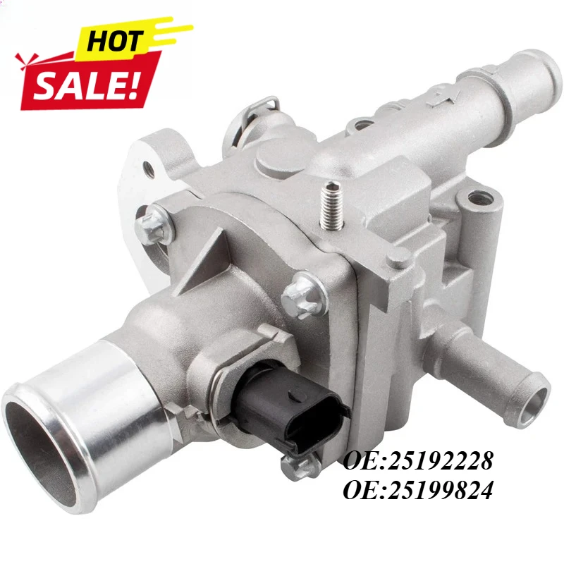 

Aluminum Coolant Thermostat & Housing for Chevrolet Cruze Sonic Trax L4 1.8L Opel Astra J 1581816 25192228 25199824 25199831