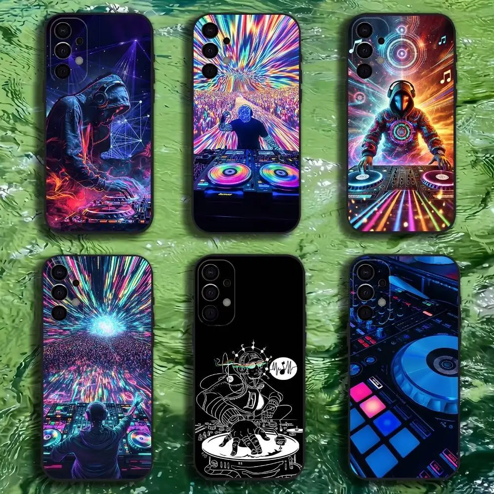 

DJ Mixer Music Phone Case For Samsung S25,S24,S21,S22,S23,S30,Ultra,S20,Plus,Fe,Lite,Note,10,9,5G Black Cover