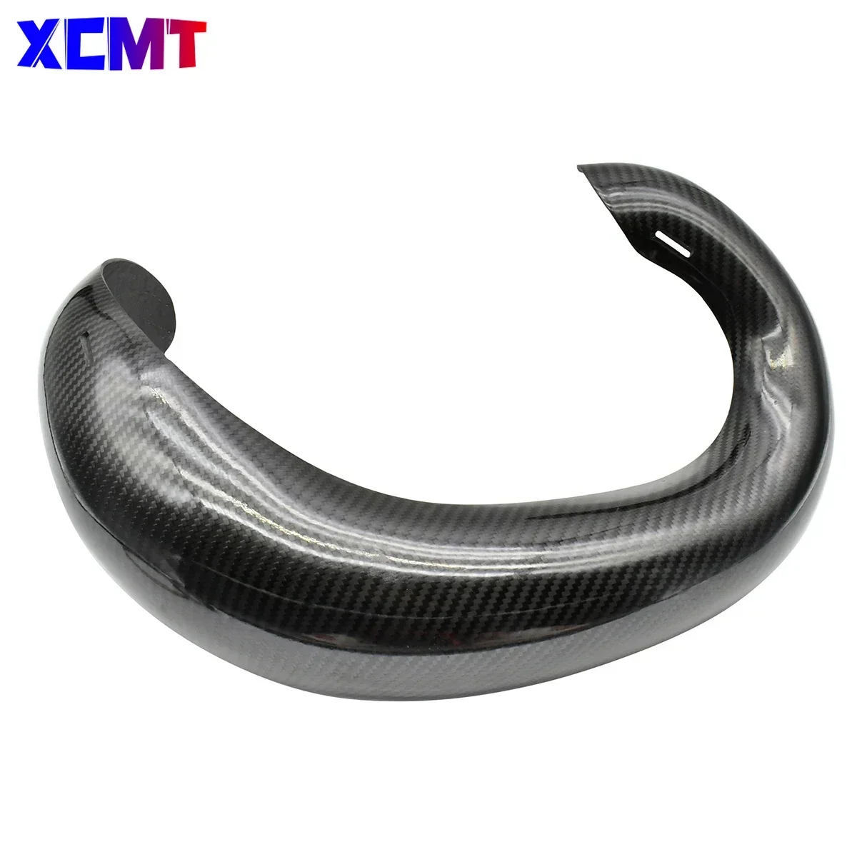 Motorcycle Exhaust Guard Carbon Fiber Black Protection Heat Shield Cover For KTM EXC 250 300 For Husqvarna TE 2020 20212022 2023