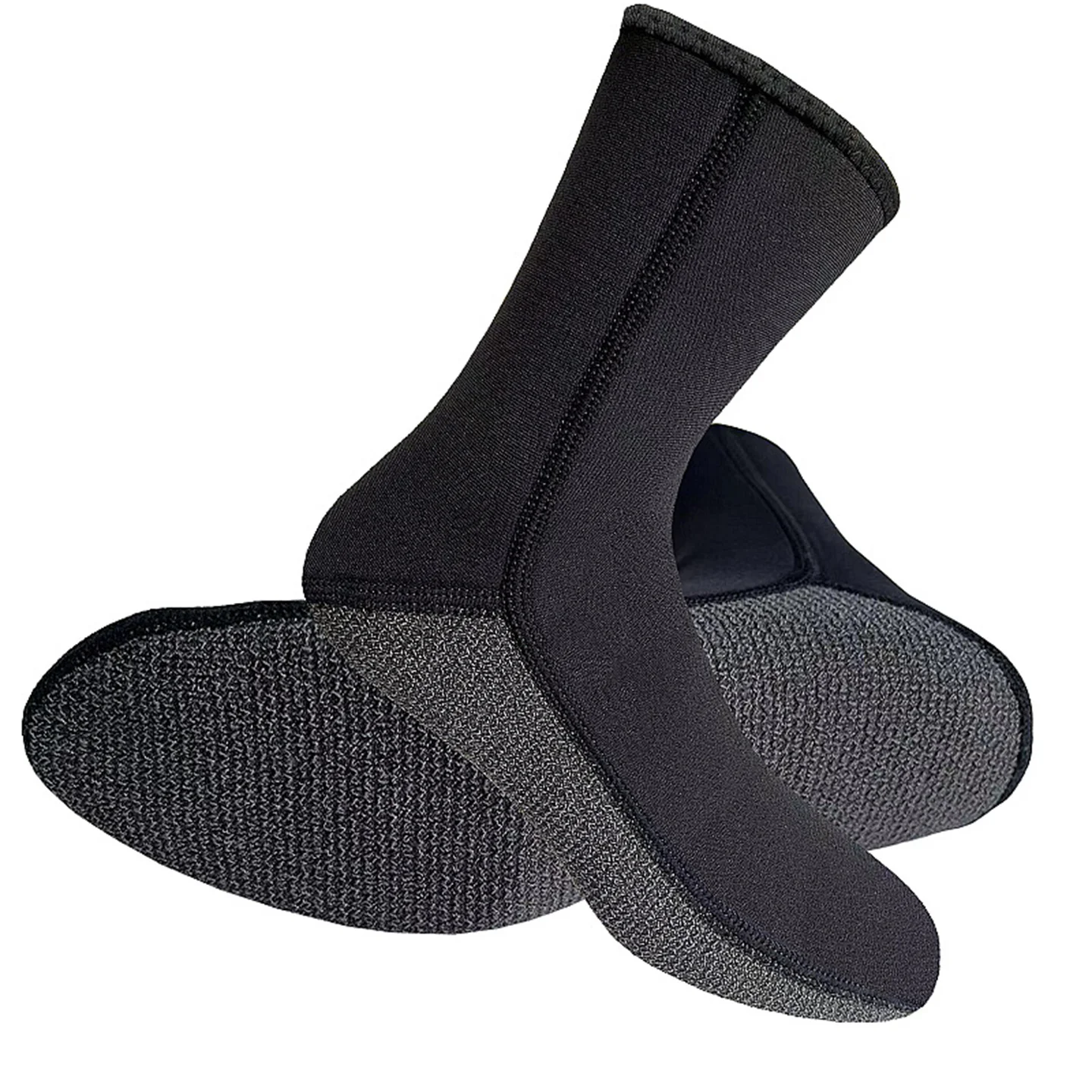 Calcetines de buceo Kevlar de 3mm, calcetines de neopreno CR súper elásticos anticorte para hombres y mujeres, calcetines de playa de arena resistentes al desgaste para snorkel y natación
