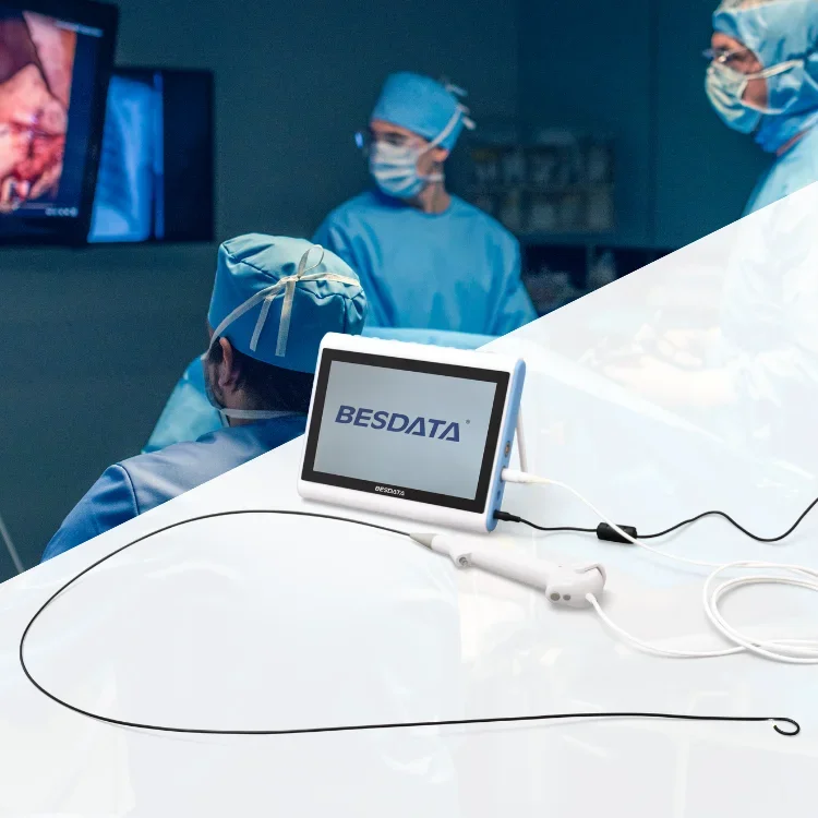 

Gastroscope BESDATA Flexible Digital Video Disposable Single Use Gastroscope set for diagnostic and therapeutic procedures