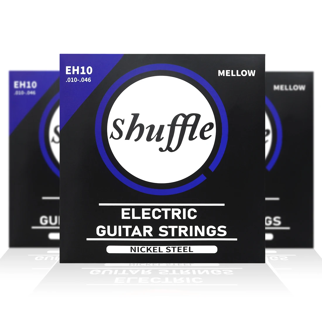 

Shuffle EH10 Electric Guitar Strings Nickel Steel Mellow Guitar String Anti-rust Coating Hexagonal Alloy Wire Guitar Accessories