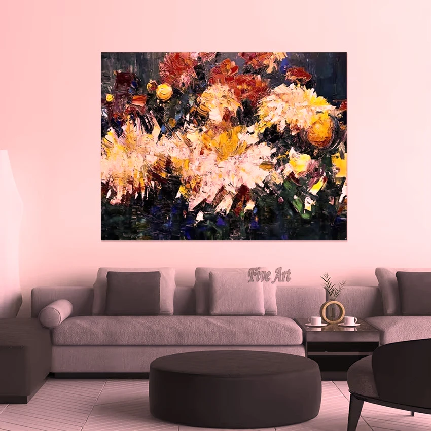 

Европейское искусство, современная текстурированная картина маслом на холсте, акриловая абстрактная картина, хит продаж, без рамки, декоративная стена большого размера