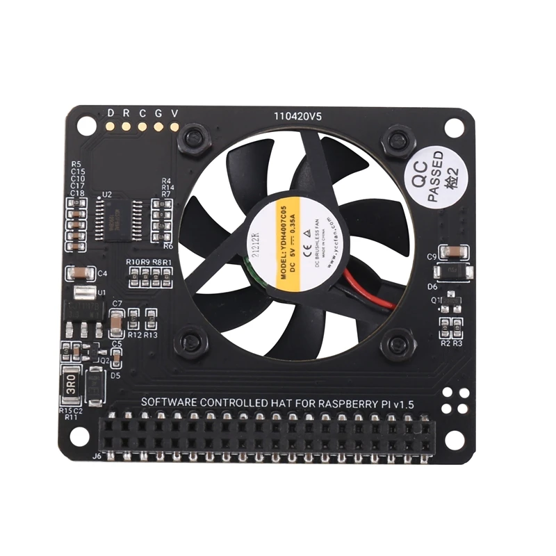 Argon FAN HAT For Raspberry Pi 4B 3B+ 3B PWM Software Control Fan Function Power Button Fit For Argon NEO Case For Pi 4