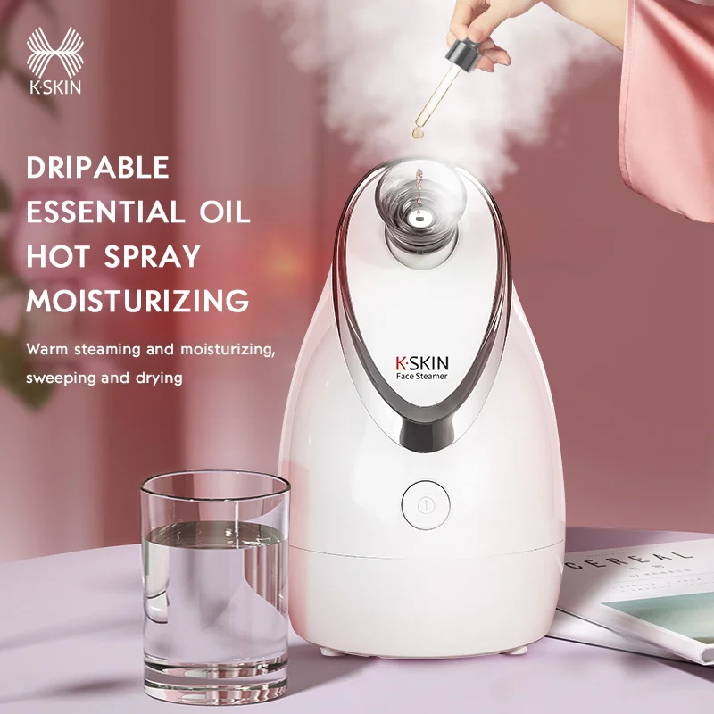 Profissional Facial Steamer para Deep Pore Cleaner, Rosto Hidratante, Spa Pulverizador, Ferramenta de Cuidados com a pele, Beleza, Vapor quente, Nano Senhor