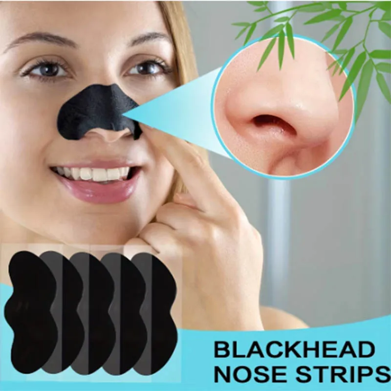 50/30/10 Pcs Of Nose Cleansing Blackhead Pore Remover Patch Remove Acne in the T-zone Shrink Pores Absorb Oil Dirt Nose Sticker