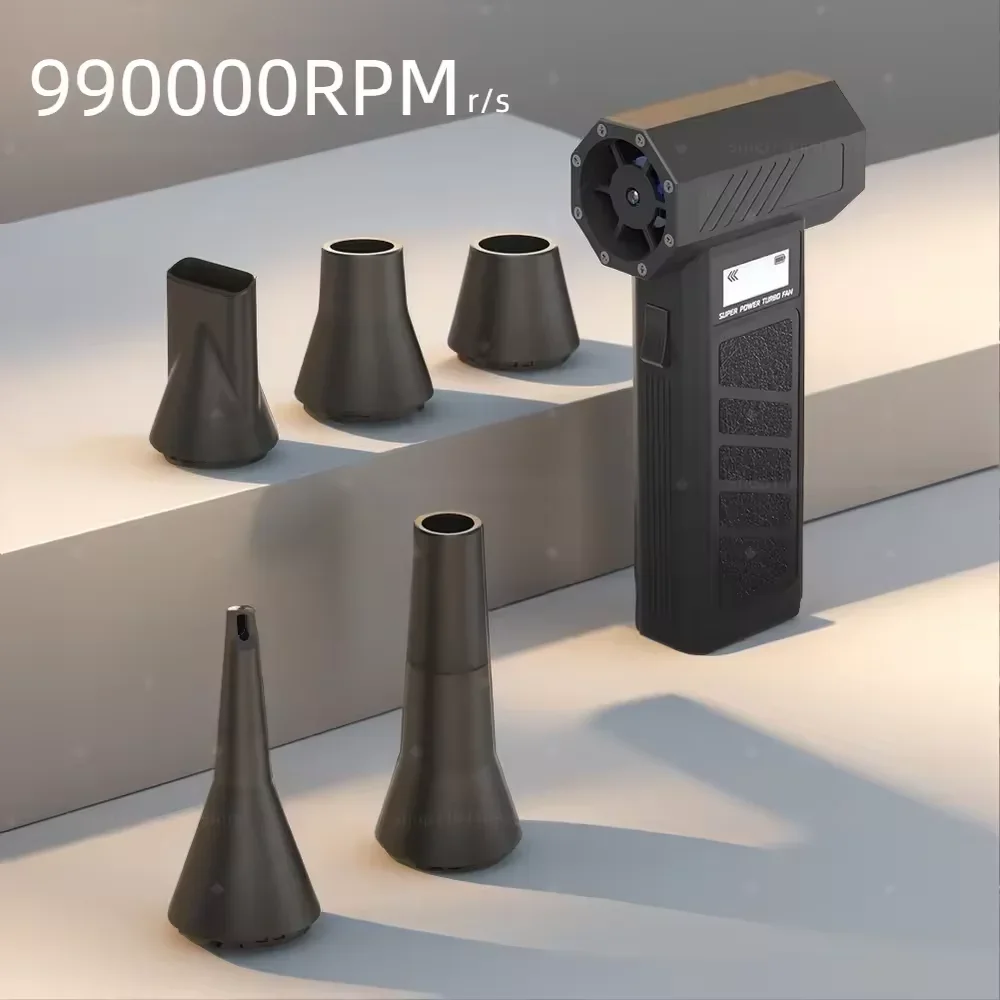 

990000RPM Hurricane Dust Blower Wireless Compressed Air Duster High-speed Violent Fan 4-Speed Adjustable Turbo Jet Blower