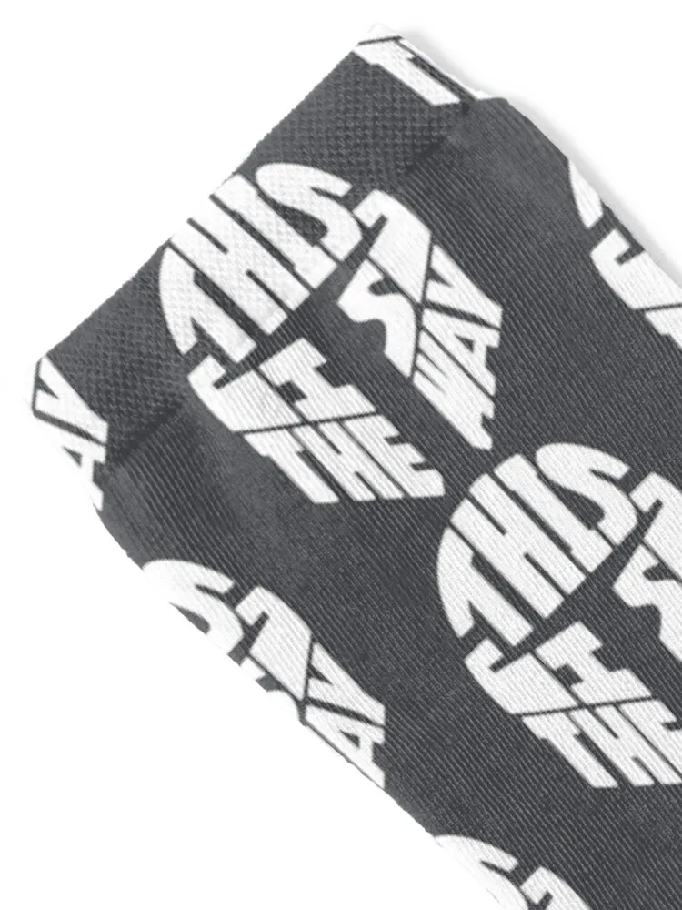 This Is The Way v3 Socks christmas stocking loose sports and leisure Novelties Boy Child Socks Women's
