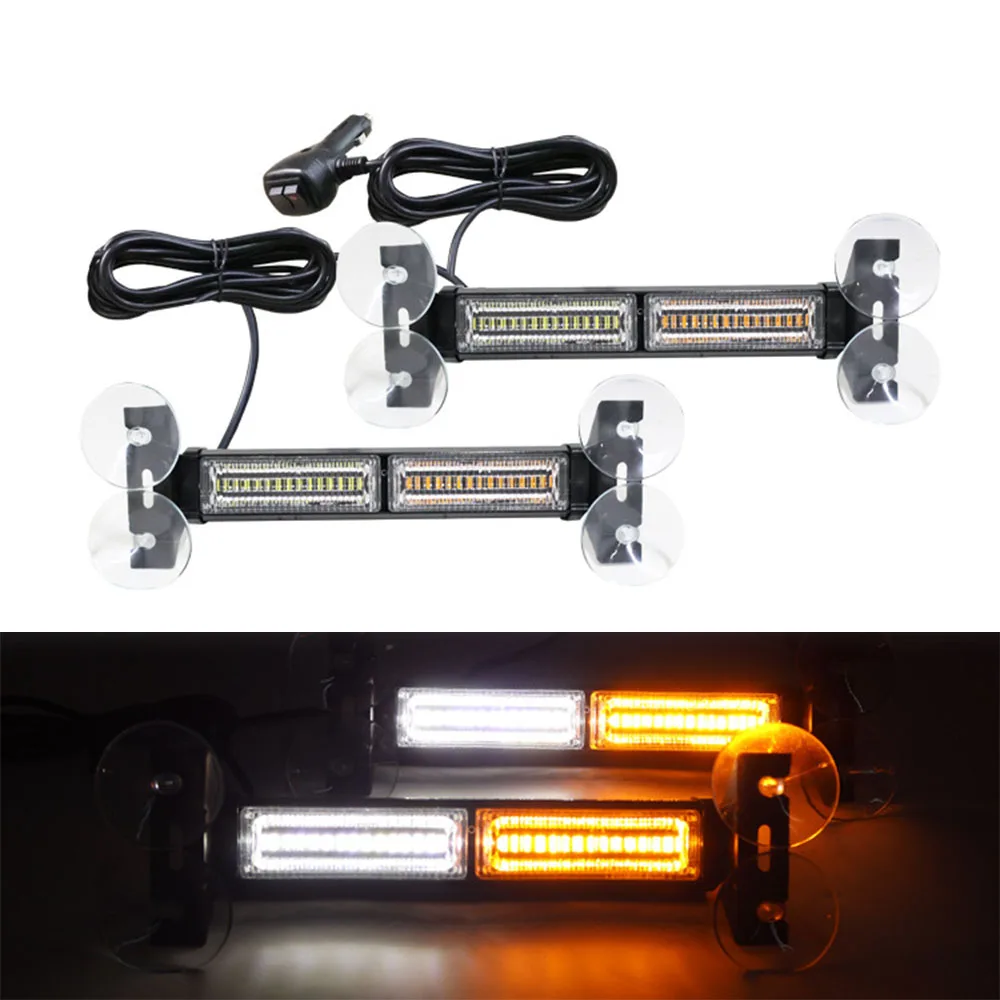 

2pcs 20LEDs LED light Bar Daytime Running Light Car windshield running lights Strobe Warning light for Trailer Truck SUV Pickup