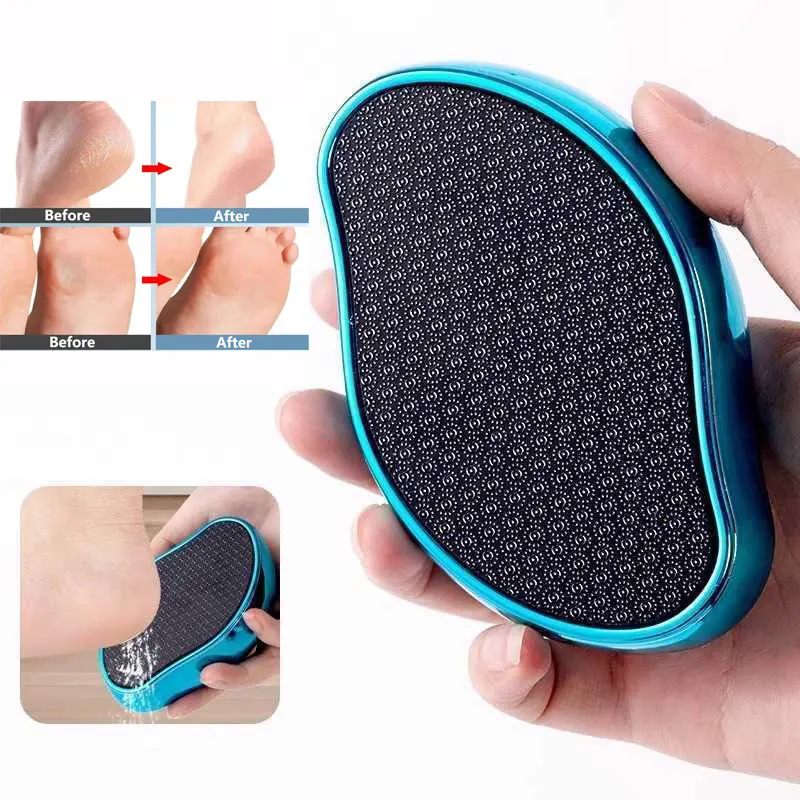 ملف القدم نانو الزجاج الكالس مزيل مقشر القدمين مزيل الجلد الميت كعب مكشطة في دش باديكير القدم العازلة للأقدام الناعمة #1