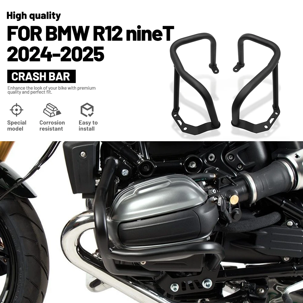 Heavy Duty Engine Guard Crash Bar Bumper Protection For BMW R12 R12 nineT R12S R12GS 2024-2026 Anti-drop Frame Modified Parts