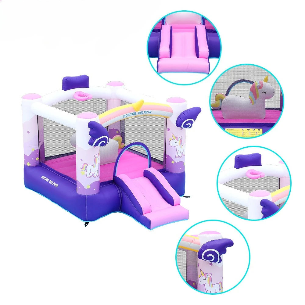 

Boshi Dolphin Крытый небольшой надувной замок Открытый игрушечный батут