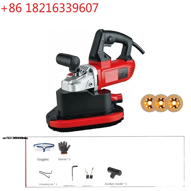 YaoNEW 5580W Cement Concrete Floor Polishing Machine Belt Sander Clean Ground Grinding Machine Grinder Sharpener Cutter