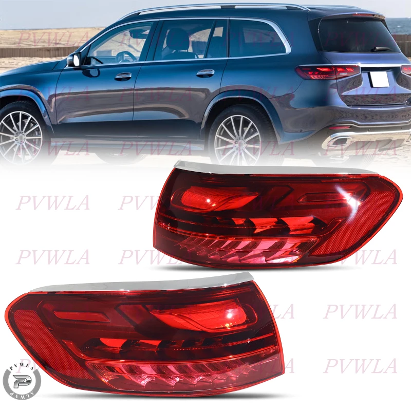 

Outer Side LED Tail Light For Benz GLS W167 GLS450 GLS580 GLS63 AMG 2024 2025 Brake Light Car Accessories 1679067510 1679067610