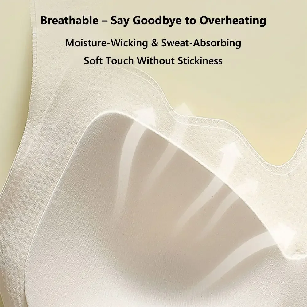 حمالة صدر لاسلكية رافعة للأعلى، أكواب ثابتة، ملابس داخلية رفيعة من الخلف، ملابس داخلية بدون خياطة #5