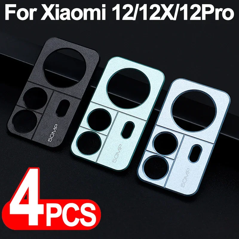 For Xiaomi Mi 12X 12Pro Camera Lens Protector Metal Case Frame Aluminum Alloy Rear Lens Protective Sticker for Xiaomi 12 Pro