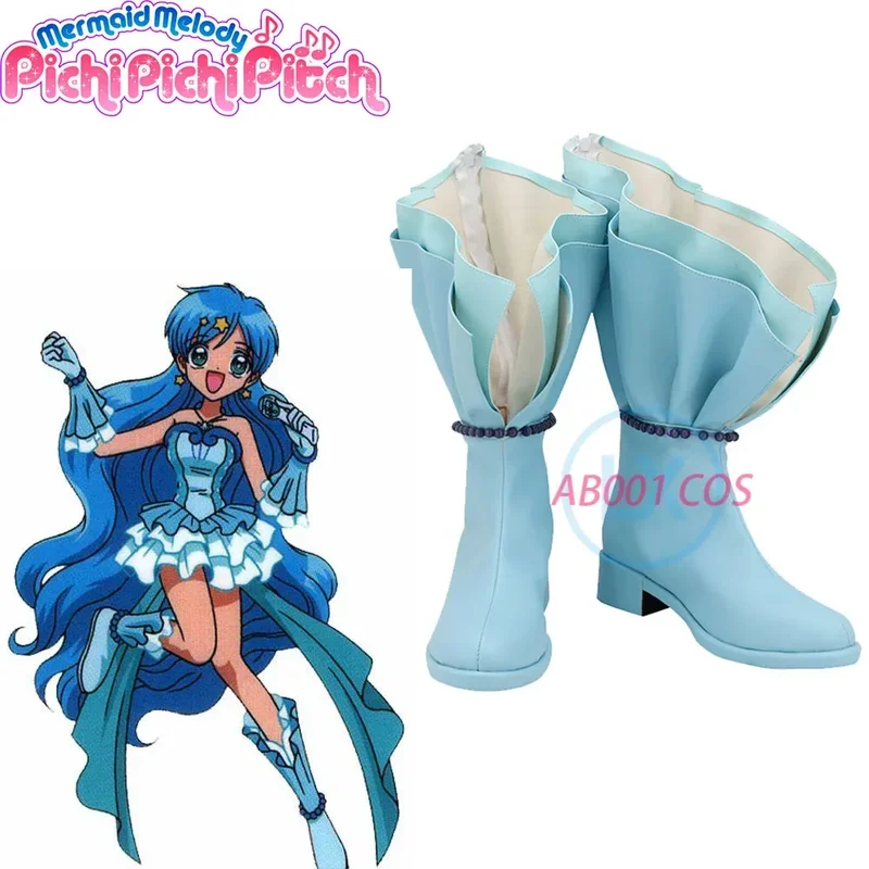 Anime  Melody Pichi Pichi Pitch Hanon Hosho Cosplay Shoes Boots Halloween Carnival Cosplay Costume Accessories Cos Shoes