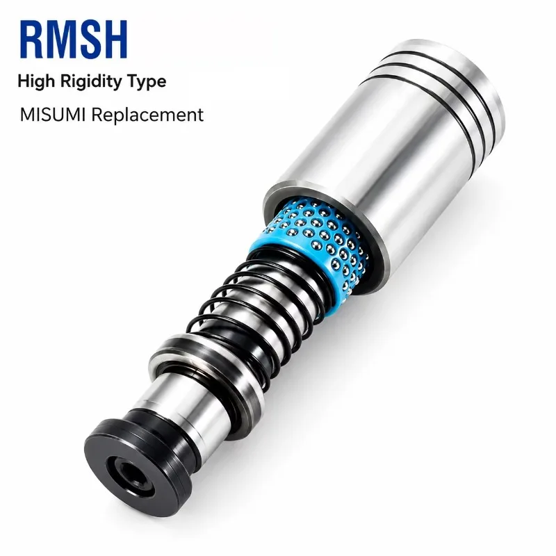 RMSH Quick Change Die Set Guide Posts,  Compatible Movable Ball Retainer, High Rigidity for Precision Stamping Molds