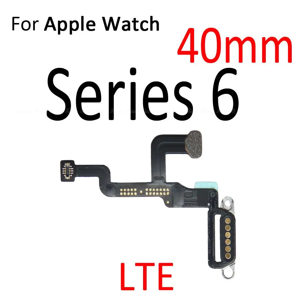 Battery Connector Ribbon For Apple Watch Series 4 5 SE 6 7 S7 S5 S6 Rotating Shaft Back Cover Charging Connection Flex Cable