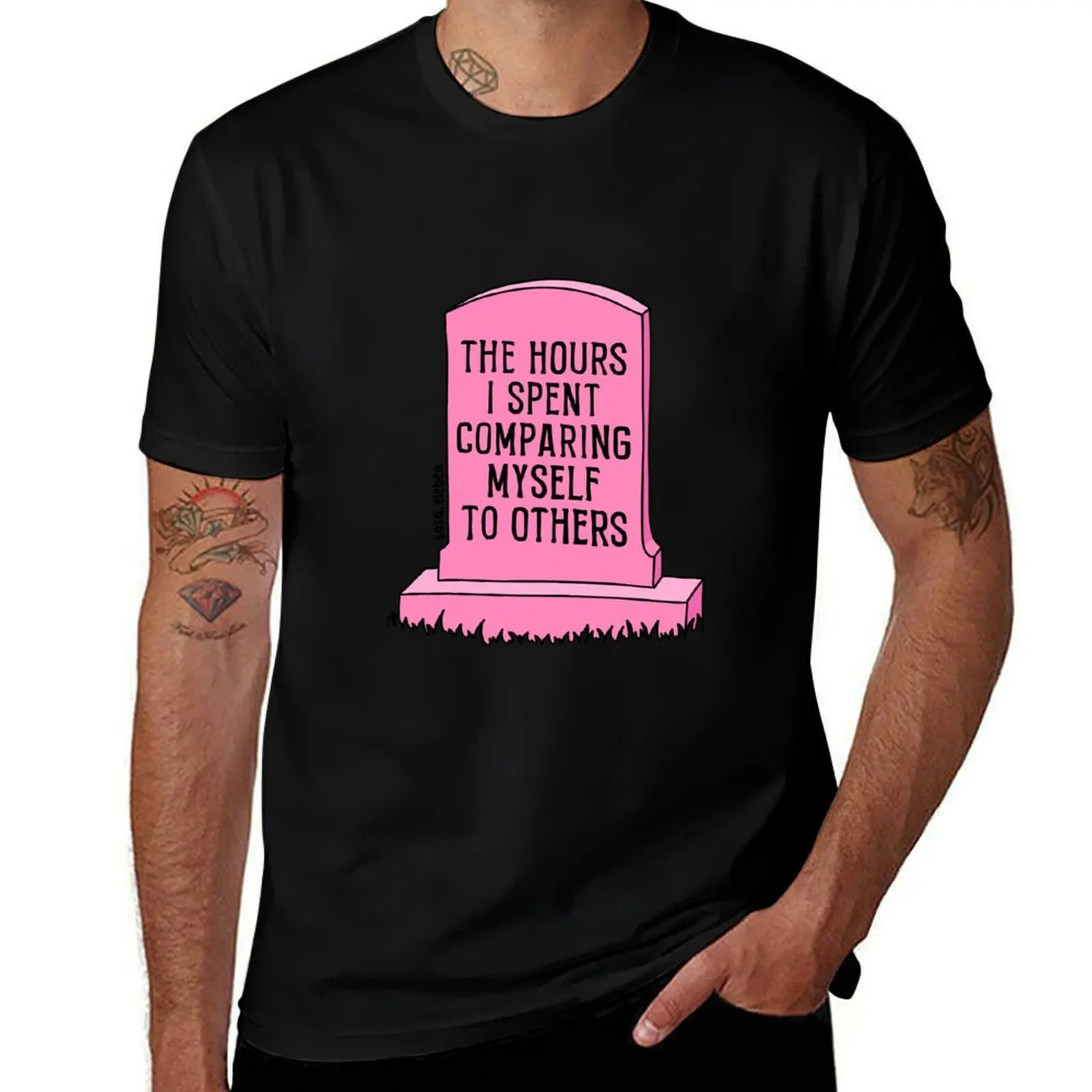 

Hours by Sasa Elebea T-Shirt anime t shirts sweat customs design your own luxury designer Men's t-shirt