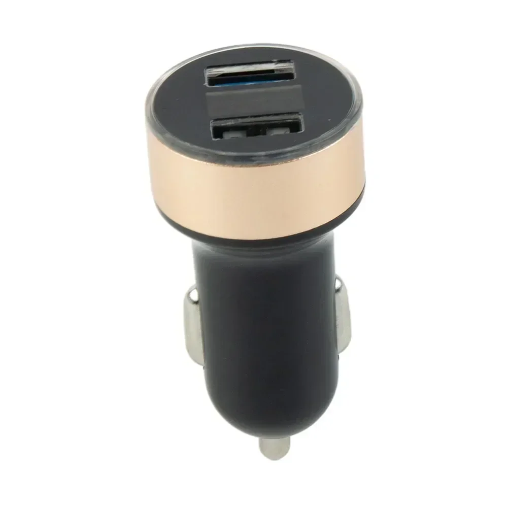 Part Charger ABS Accessories Dual USB Port For All The Cars LED Voltage Display Quick Charge 3.1A High Quality