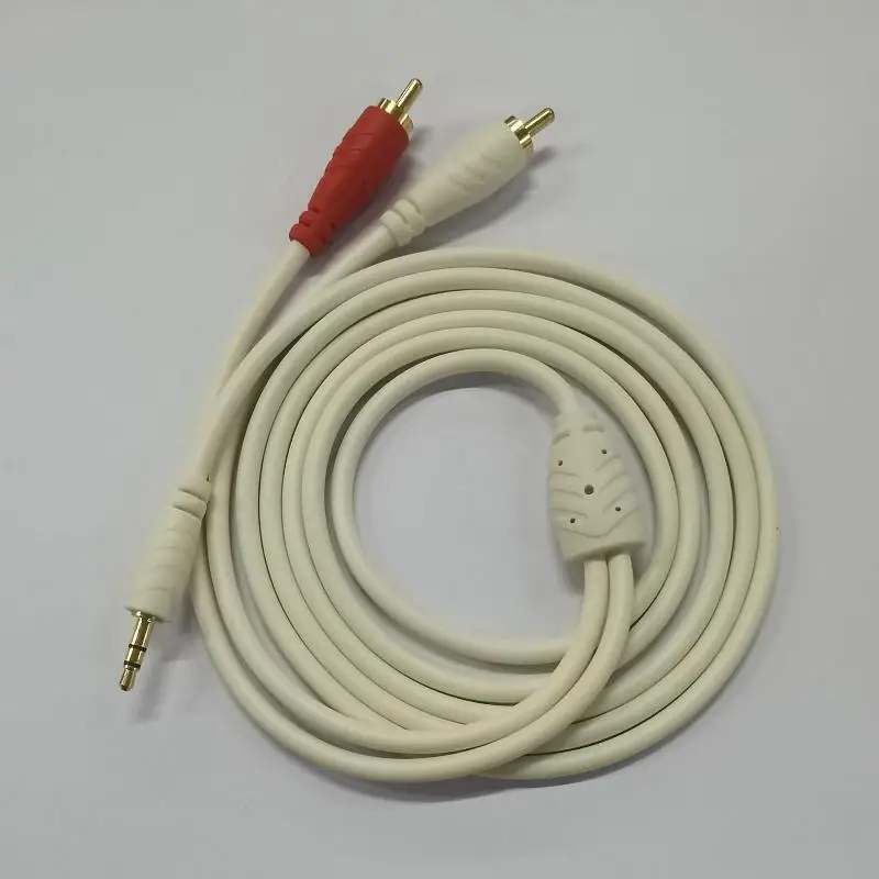 Kabel Audio 3.5mm do 2 RCA Pozłacany – Szeroka Kompatybilność