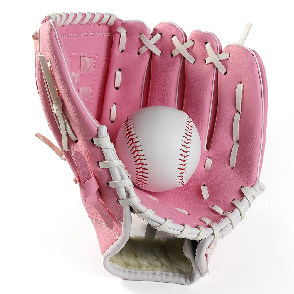 Thicken Infield Pitcher Sports Infielder's Glove ถุงมือเบสบอลซอฟท์บอลมือซ้าย