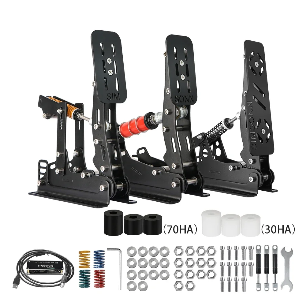 SIMSONN Cheap Price Sim Pedals Load 200kg Cell Racing Game Simulator Pedals Moza Srp Racing Pedal Hydraulic Mod with Pressure