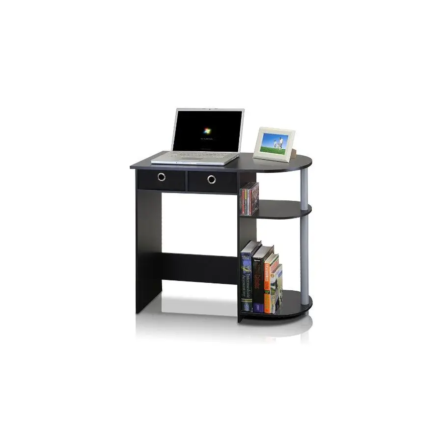 

GO GREEN Desk, 31.5 Wide Gaming Desk with 2 Side Shelves and Storage Bins, Computer Desk, Office Desk for Home Office, Study Ro