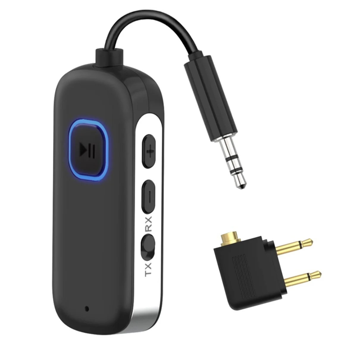 AC1642★♠◐2 in 1 Bluetooth Audio Transmitter Receiver 3.5MM AUX Multipoint Hifi Stereo -Compatible/HD/LL Wireless Adapter