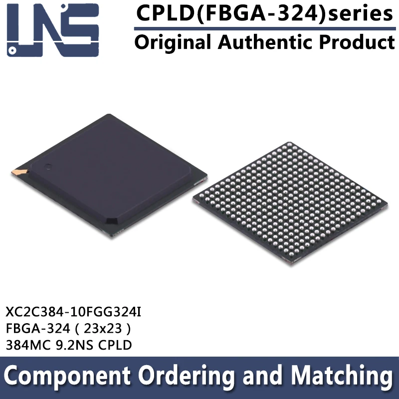 

1pcs XC2C384-10FGG324I FBGA-324（23x23） 384MC 9.2NS CPLD