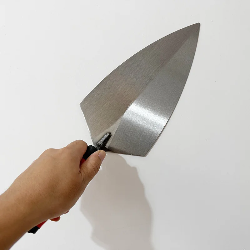 6Pcs Masonry Trowel Set Carbon Steel Bricklaying Plastering Hand Tools Non‑Slip Soft Grip for Construction Work