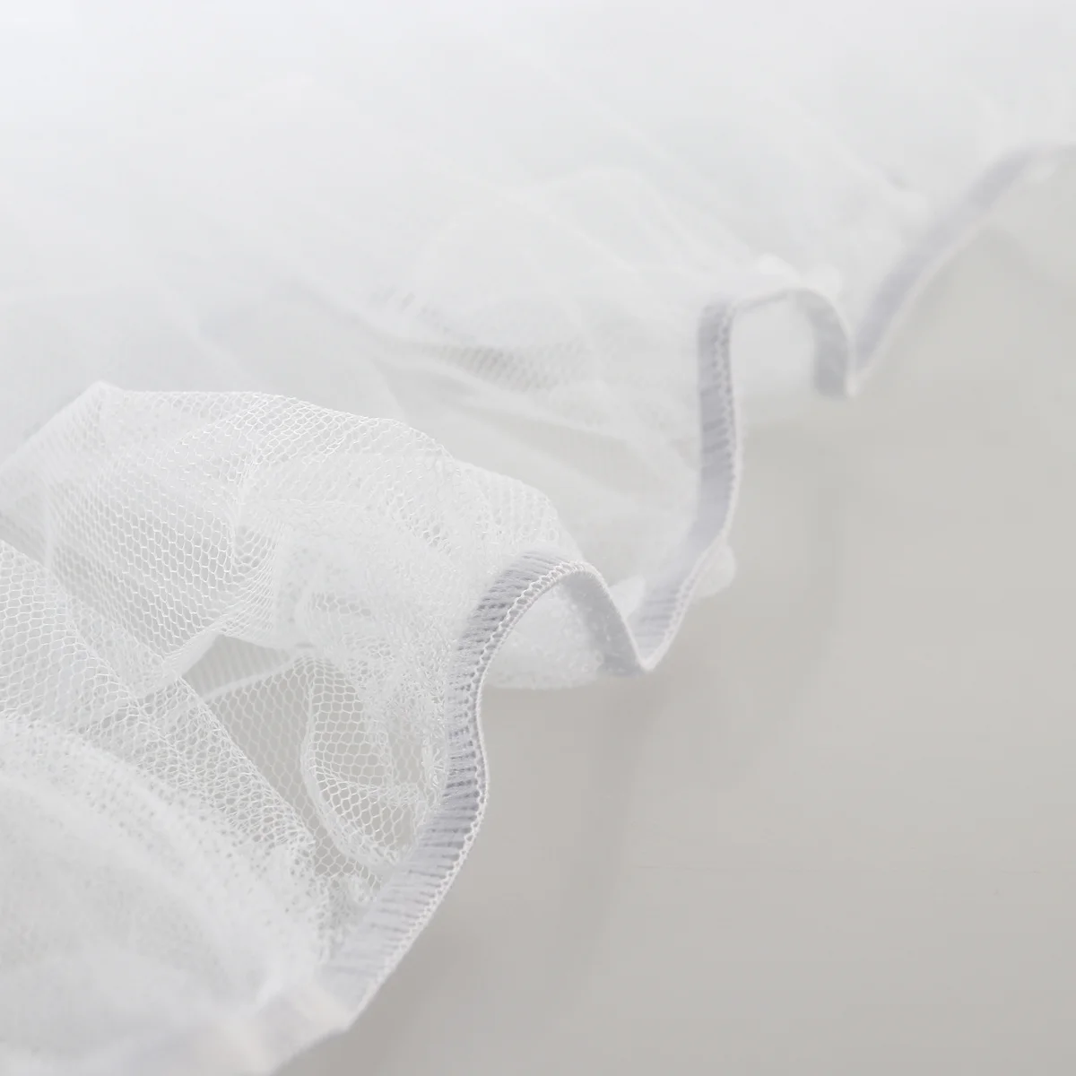 

Baby Mosquito Net Stroller Cover White Elastic Mesh Protection Bug Insect Screen for Infant Carriers Prams Cradles