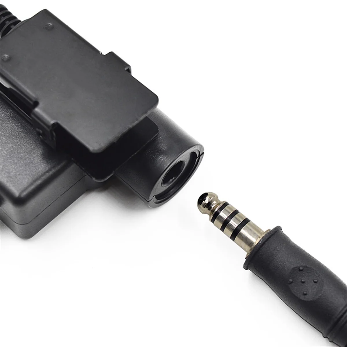 SMIEA U94 Cavo PTT da 7,0 mm Adattatore per cuffie 2PIN per Baofeng UV-5R UV-S9 Plus UV-82 AR-152 Walkie Talkie Radio bidirezionale