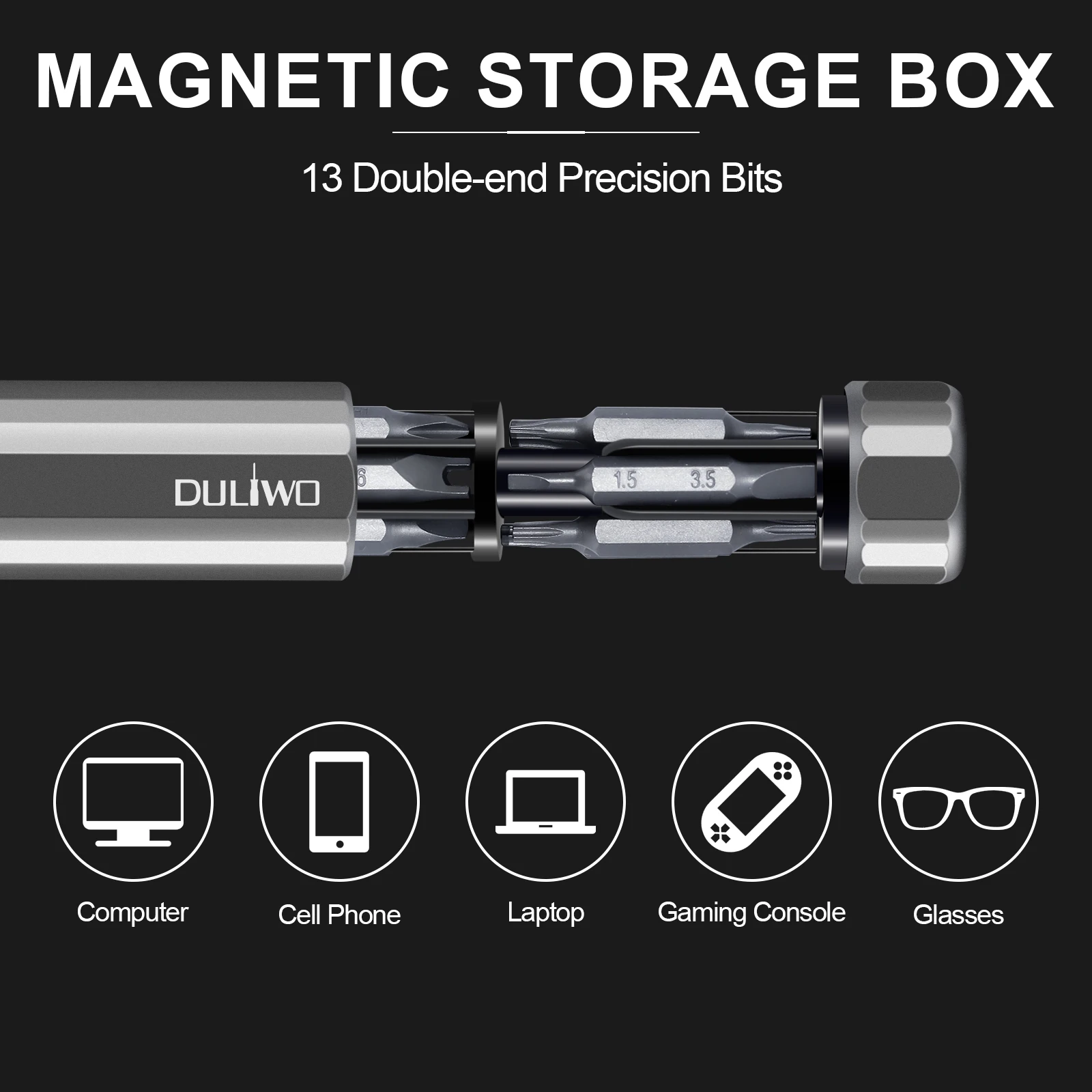 27-in-1 Mini Pen Screwdriver Portable Small Precision S2 Dual-use Batch Head Maintenance Disassembly Tools