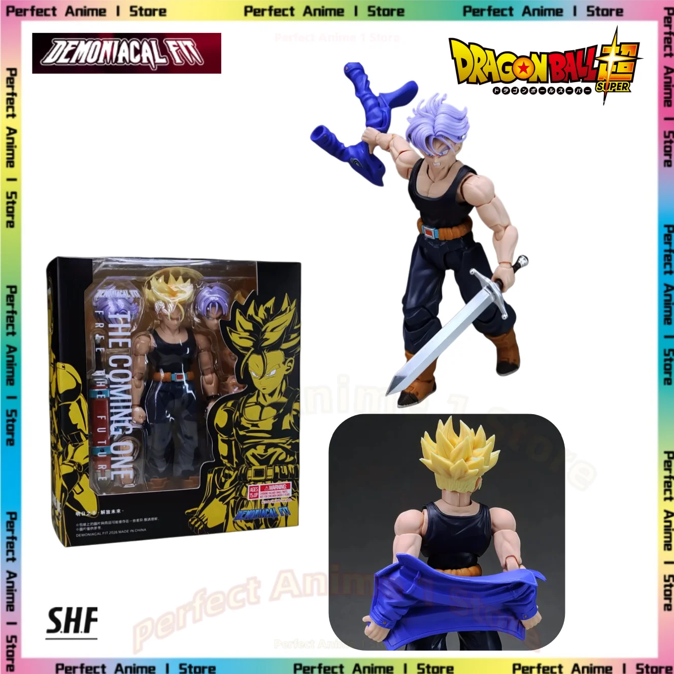 

Коллекционная подвижная фигурка Транка из аниме Demon Slayer: Kimetsu no Yaiba: "Свободи будущее" с доставкой в течение 24 часов