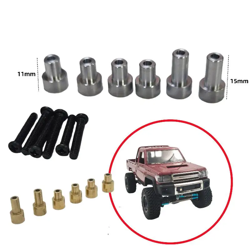 High Elevation Brackets For 1/12 Big Wheel MN82 MN82S Metal Shell Upgrade Elements Set'